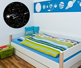 Vinyl Wall Decal Sticker Meteor Shower Size 21inX21in Item OS_MB147s