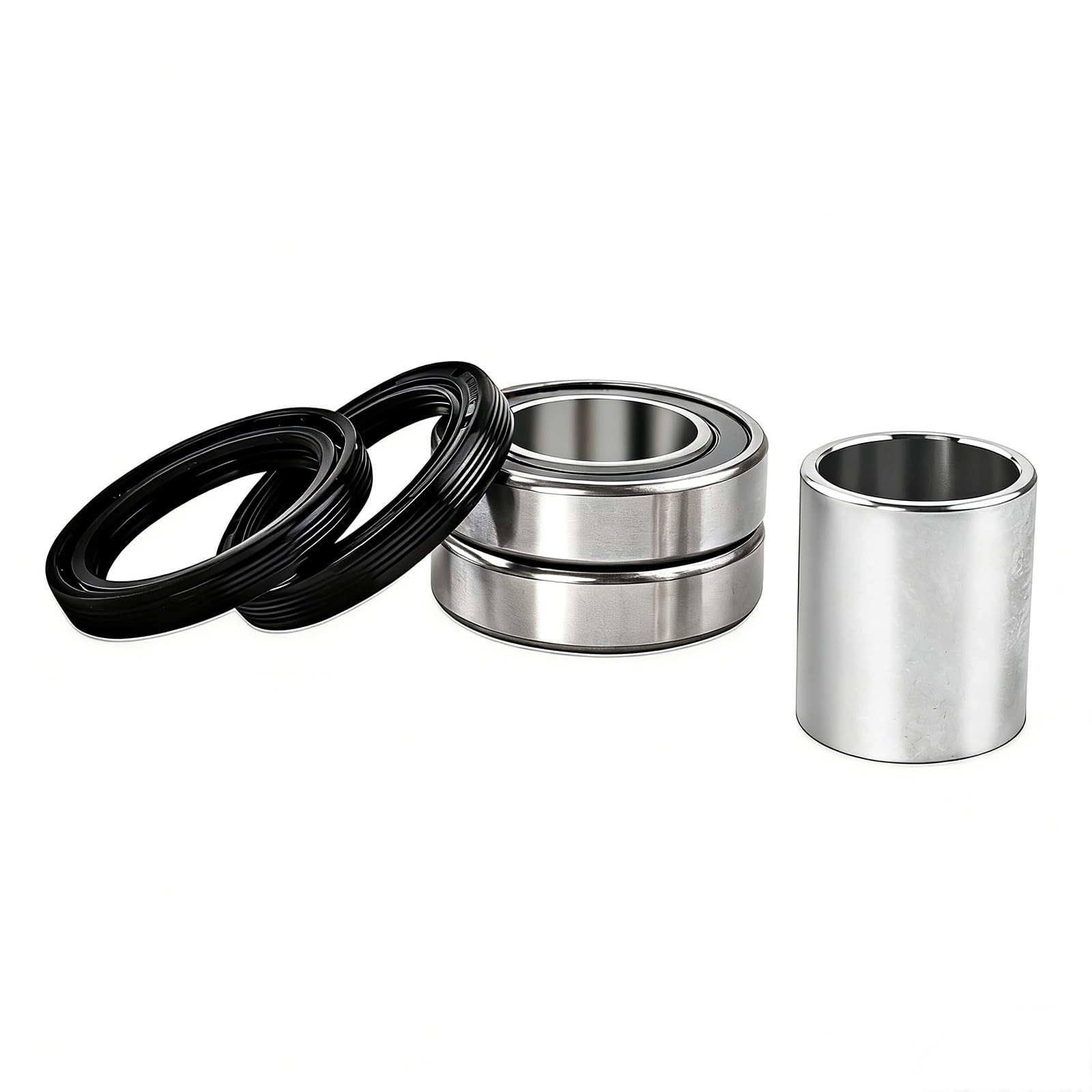 Ciuouient Front Axle Wheel Bearing & Seal Kit Compatible with Kawasaki Mule 2510 3010 4010(Replaces#92045-3707#92049-1025#92027-1538)