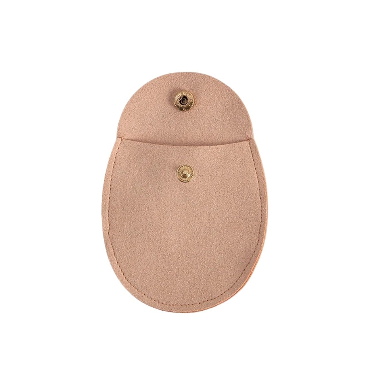 Bolsas de microfibra para joyas con textura aterciopelada y broche de seguridad de alta gama