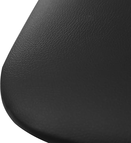 Miniatura 5 de SHZICMY Taburete de bar plegable con respaldo, taburete plegable alto, portátil, de 29.5 pulgadas de altura, asiento acolchado de cuero para