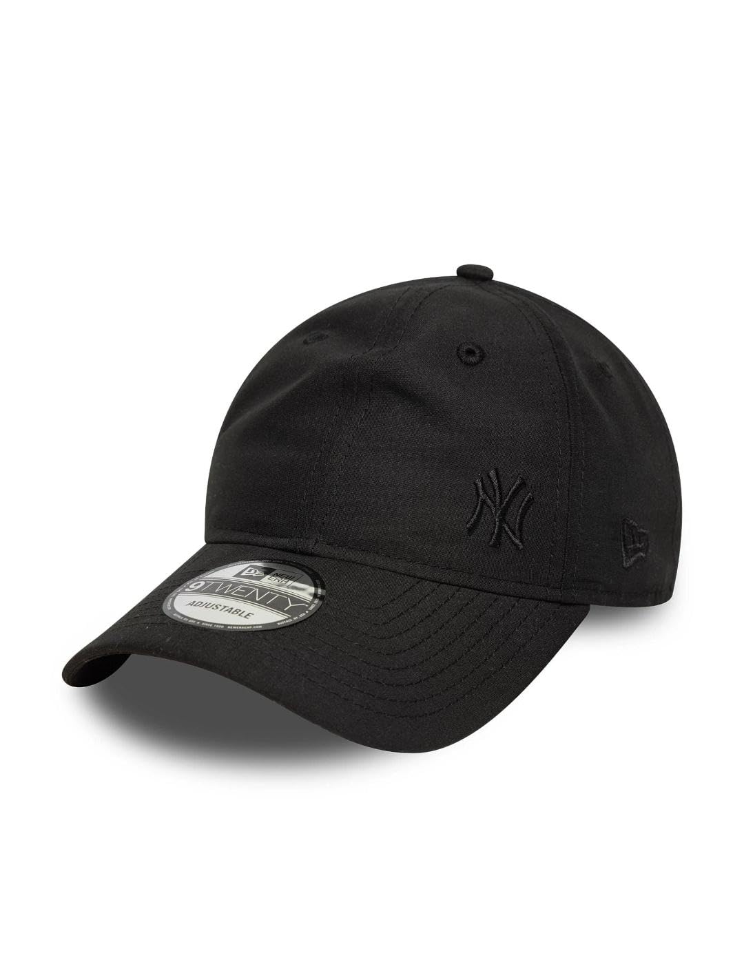 NEW ERA NEW YORK YANKEES BASEBALL CAP.9TWENTY FLAWLESS BLACK SNAPBACK HAT S26