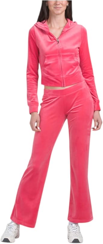 Juicy Couture Womens Bling Velour Tracksuit