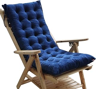 Freahap Cojín para Silla Acolchada de Suelo con Respaldo Ajustable, Cómoda, Plegable y Versátil, para Meditación, Seminarios, Lectura, Ver TV o Gaming, Adecuada para Hogar Oficina 120 * 48 * 7cm Azul