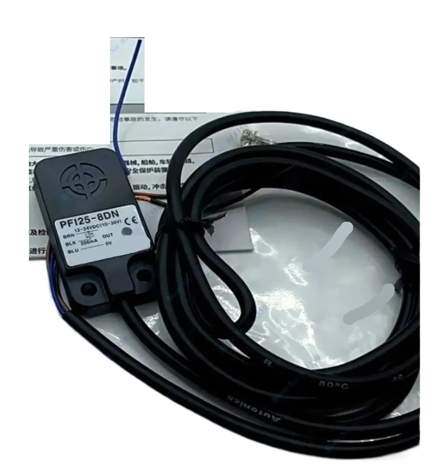 XDDQWSWA 1PC PFI25-8DN PFI25-8DP PFI25-8DN2 PFI25-8DP2 Proximity Switch Sensor(PFI25-8DP PNP NO)