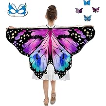 Niurui Kids Fairy Butterfly Wings Costume for Girls Halloween Toddler Dress Up Play Costumes Christmas Party Favors Gifts