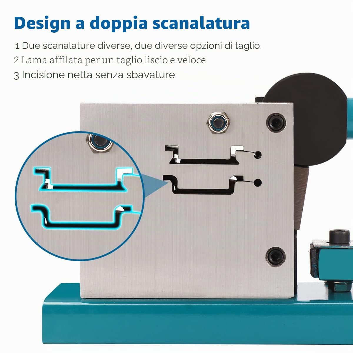 BreeRainz Taglierina per Barra DIN, Taglierina per Guida DIN a Doppia Scanalatura, per Il Taglio di Guida DIN da 35 mm