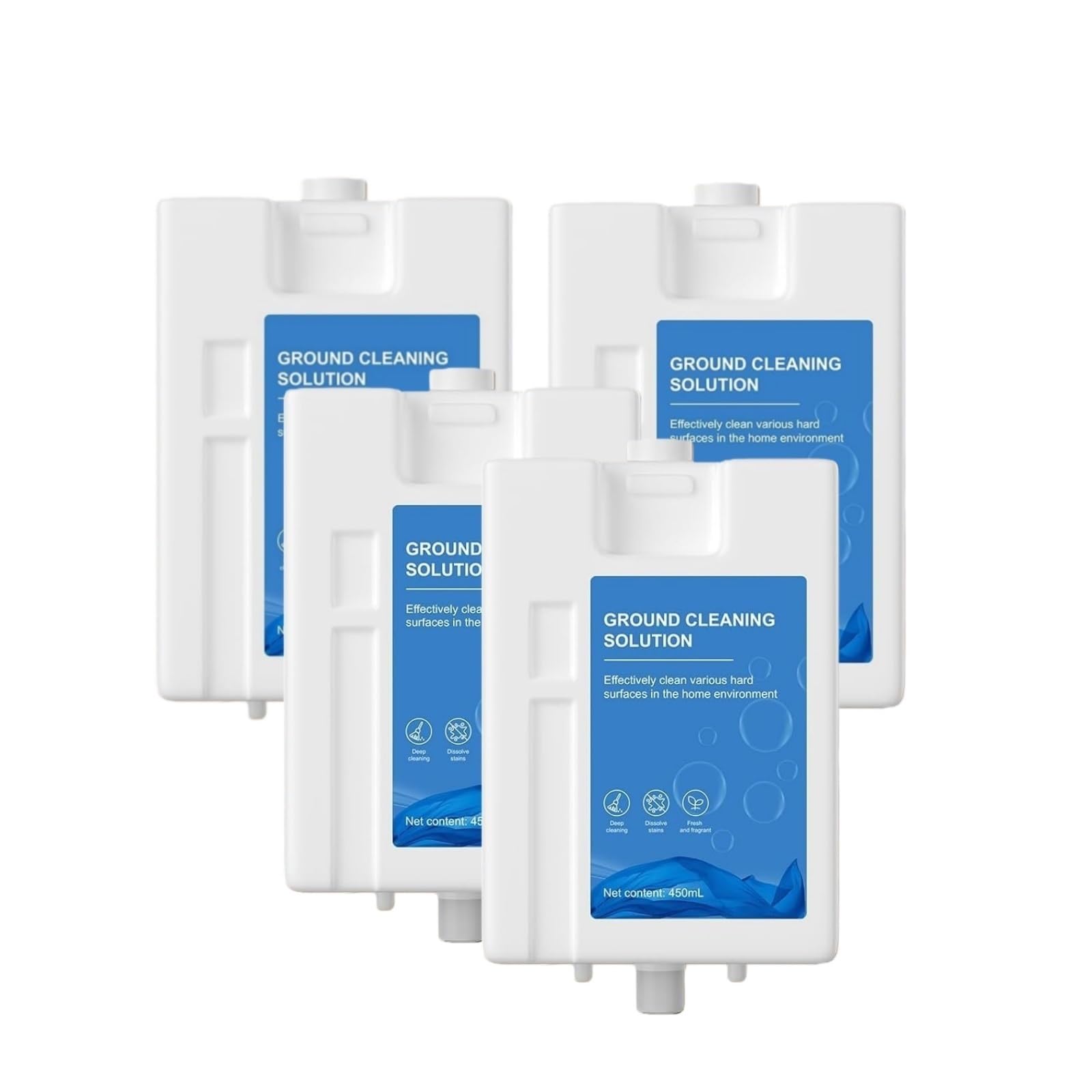 Solución de limpieza de pisos, 4 paquetes, Compatible con Dreame L20 Ultra/L30 Ultra/L10 Prime/X10/X10 Pro/X20 Pro Plus, limpiador de pisos multisuperficie