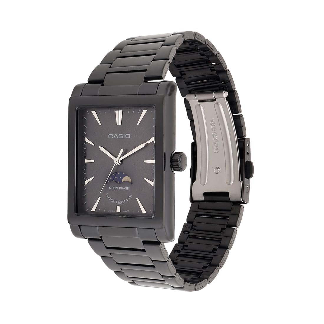 Casio Reloj analógico para hombre, esfera negra, -MTP-M105B-1AVDF, negro, Clásico