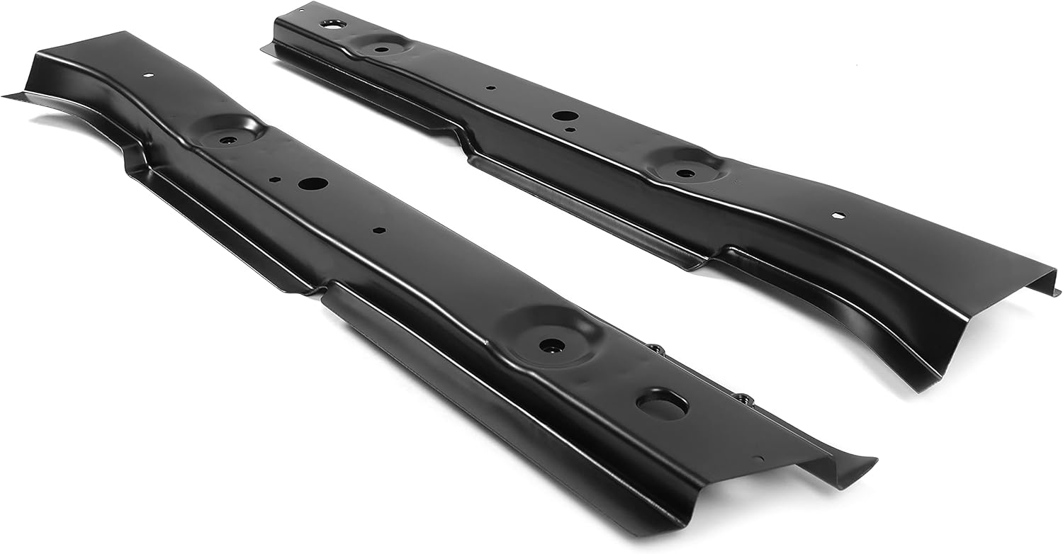 ECOTRIC Steel Floor Support Compatible with 1997-2006 Jeep Wrangler TJ Floor Pan Braces Body Mounts Torque Box Rust Frame Repair Replacement (Part Floor Supports)