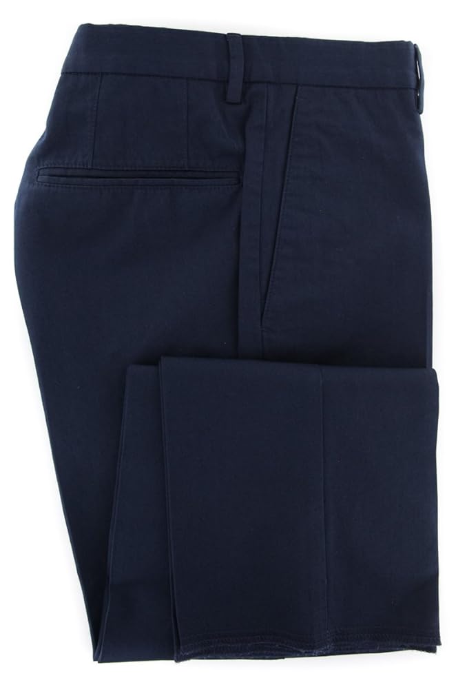 パンツ INCOTEX DARK BLUE COTTON PANTS Incotex Dark Blue Fancy Cotton Blend Pants - Slim - 34/50 at