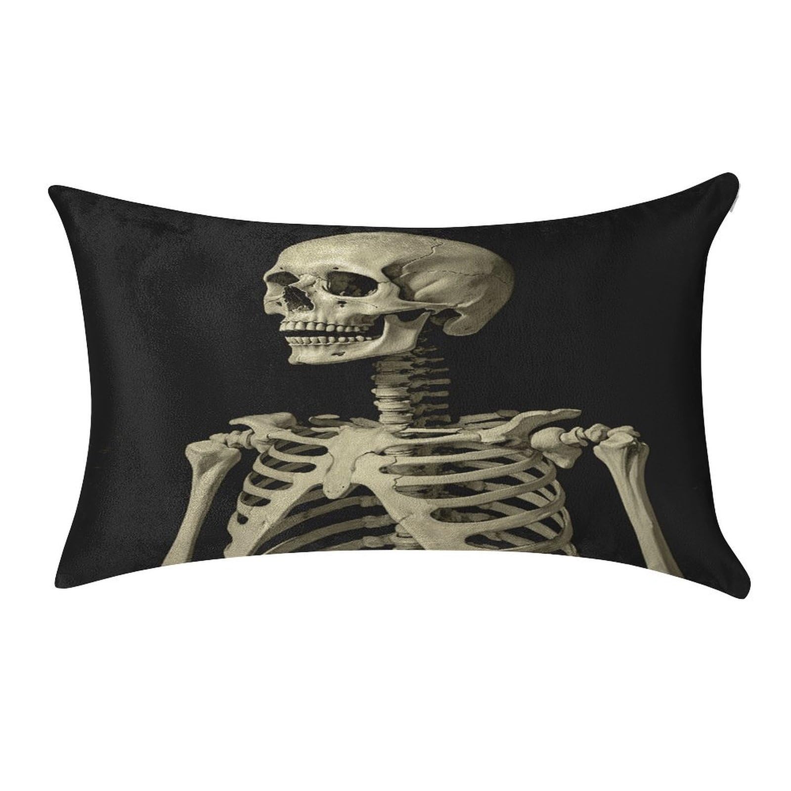 Btcowzrv Style A Skeleton Pillow Cover Pillow Case Pillowcase