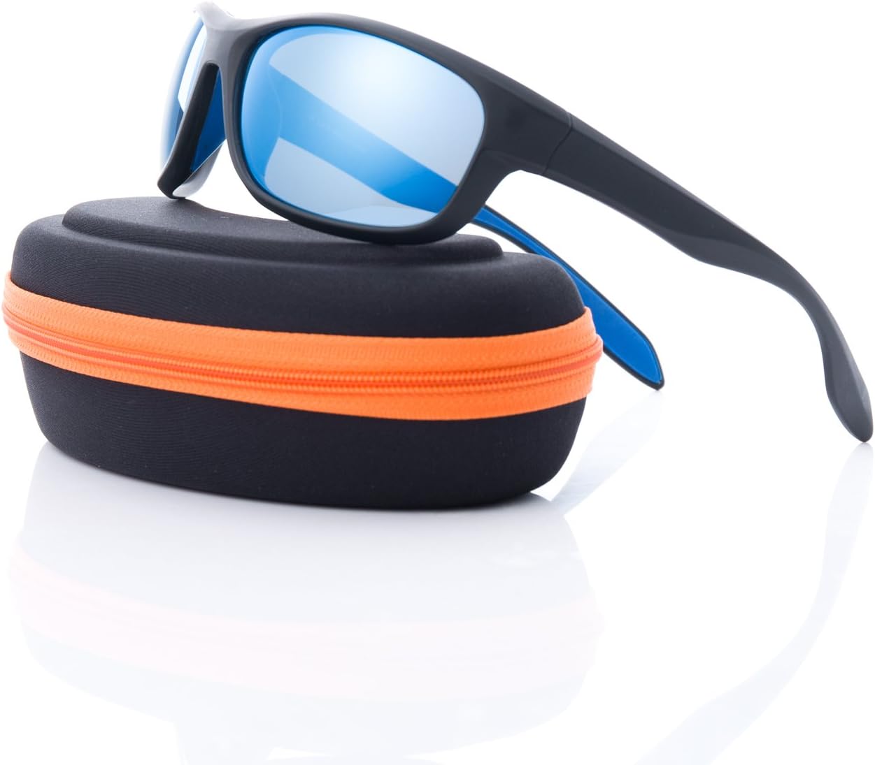 Avoalre Polarized Full Frame Sports Sunglasses, TR 90, Nano Anti Oil Film for Men Women Riding, Running, Fishing, Outdoor Sports ,100% UV Protection, Unbreakable (Blue)