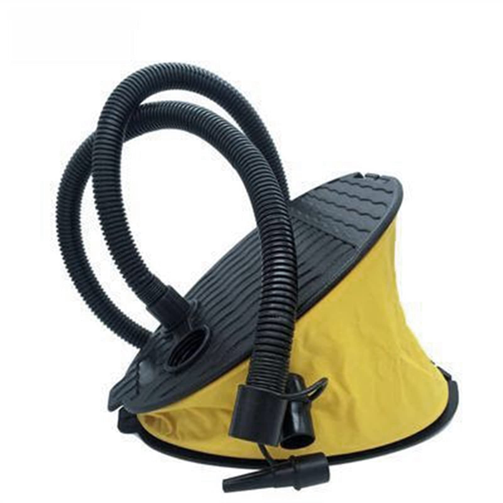 Bomba de aire eléctrica Bomba de pasador corrugado Bomba de aire para kayak Bomba de pie de fuelle La bomba de aire es adecuada para la mayoría de las válvulas para botes inflables y tablas de remo