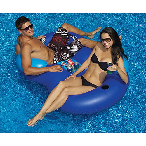 Solstice 2-Person Cooler Combo Pool Float