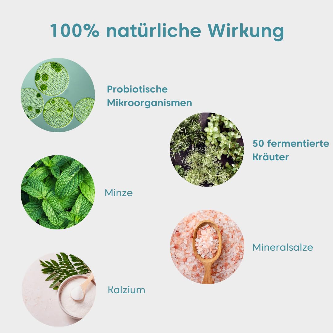 Dentalfee - Dentalspray/Zahnpflege Spray für Hunde & Katzen - Entfernt Zahnstein & Zahnbelag - 100% natürlich - 50 fermentierte Kräuter - frischer Atem - 100ml - Reicht bis 9 Monate…