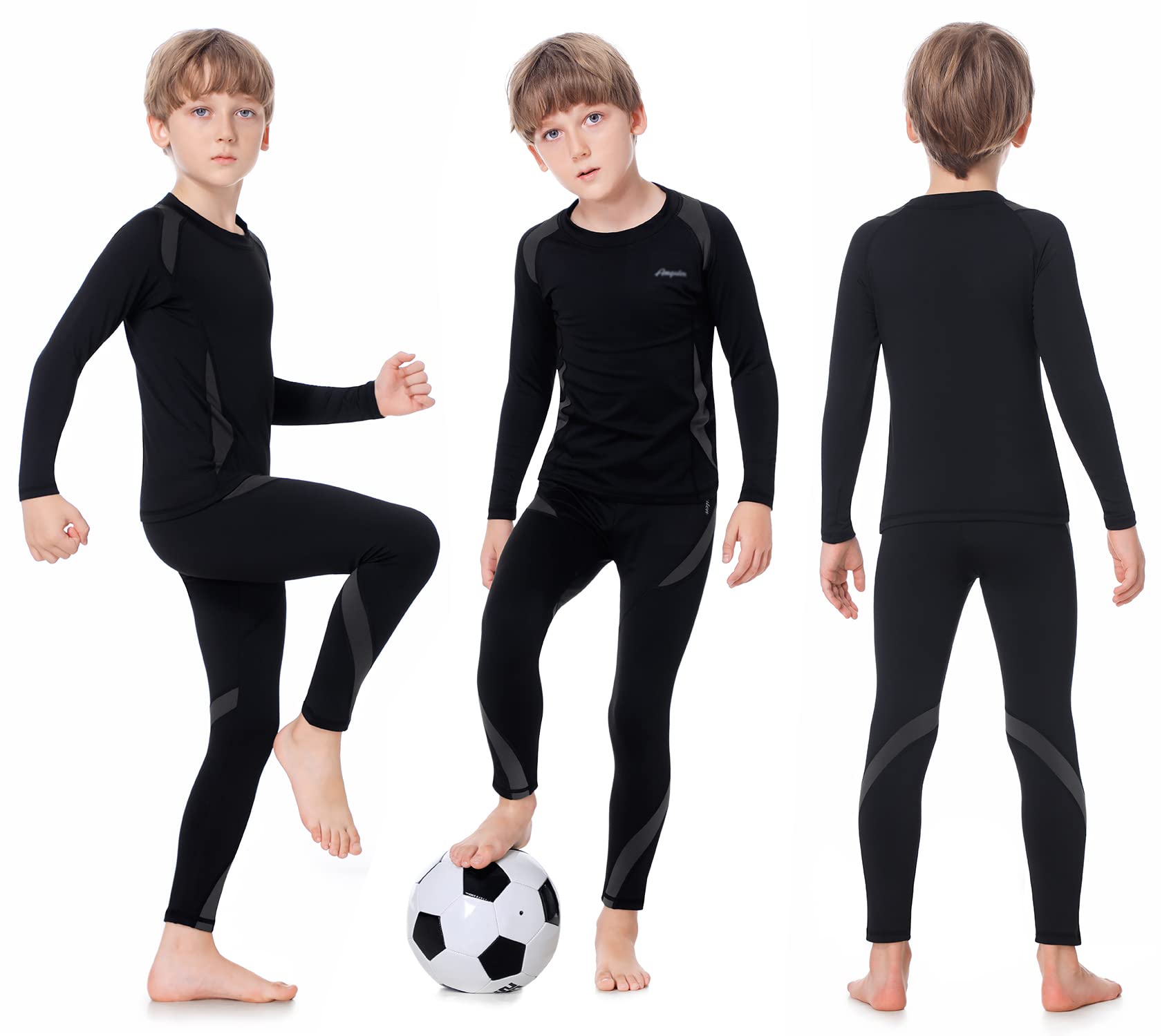 BENNALD Biancheria Intima Termica Bambino Biancheria Funzionale Uomo con Funzione Quick Dry