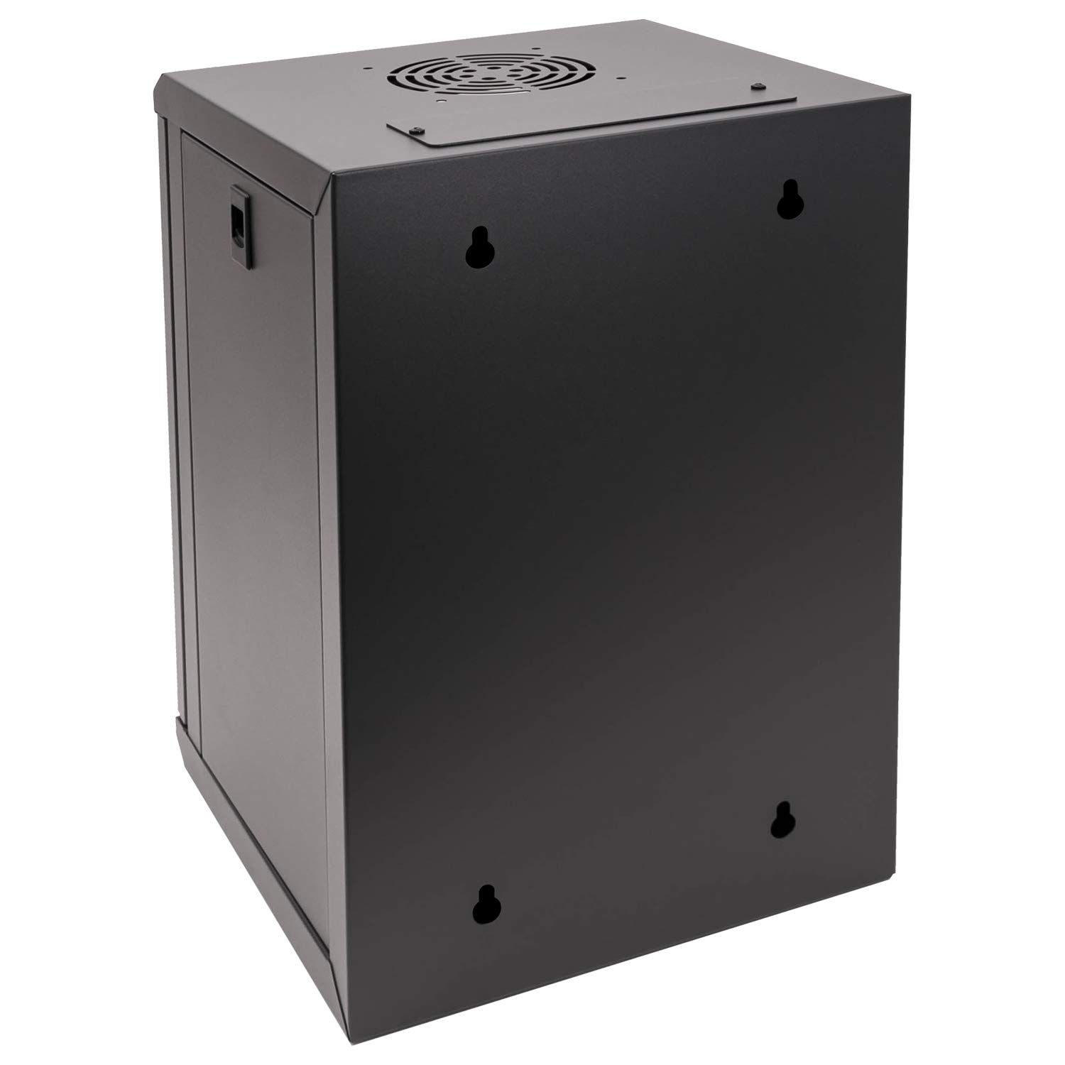 Armadio Rack 19 Pollici HMF 7U - 400mm Profondità, Porta In Vetro, Nero, Per Rete - Foto 9