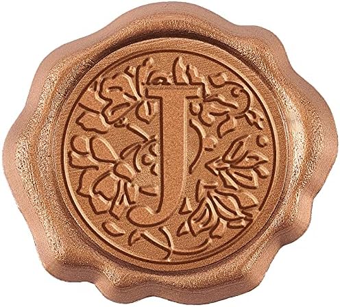 CRASPIRE 25PCS Adhesive Wax Seal Stickers, Self Adhesive Sealing Wax Stamp Initial S Stickers for Sealing Envelope Cards Gift Wrapping Scrapbooking
