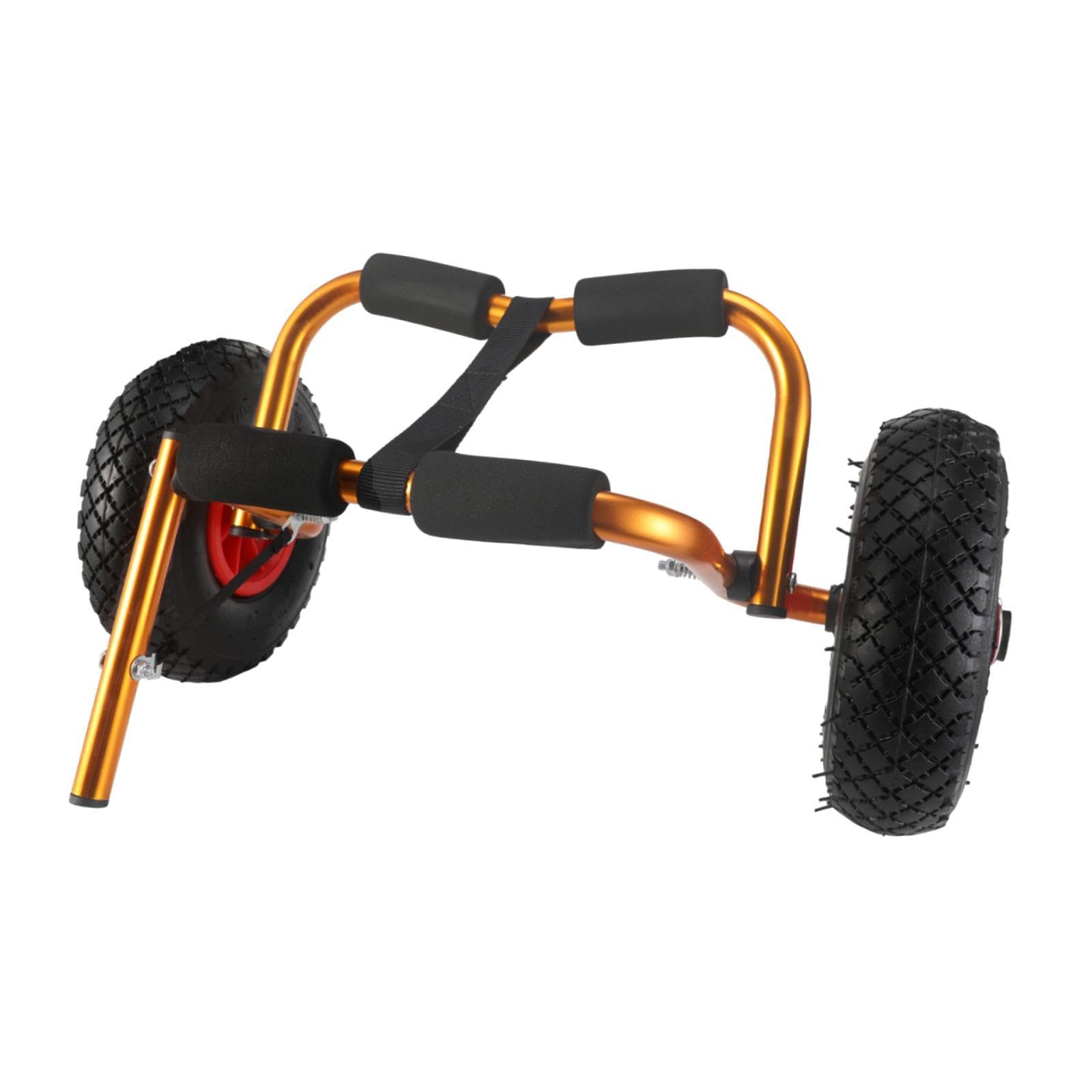 QSTDGVPW Kayak Cart Boat Trailer Folded Aluminum Alloy Pipe Sturdy Universal Heavy Duty Carrier Adjustable Solid Wheel Trolley