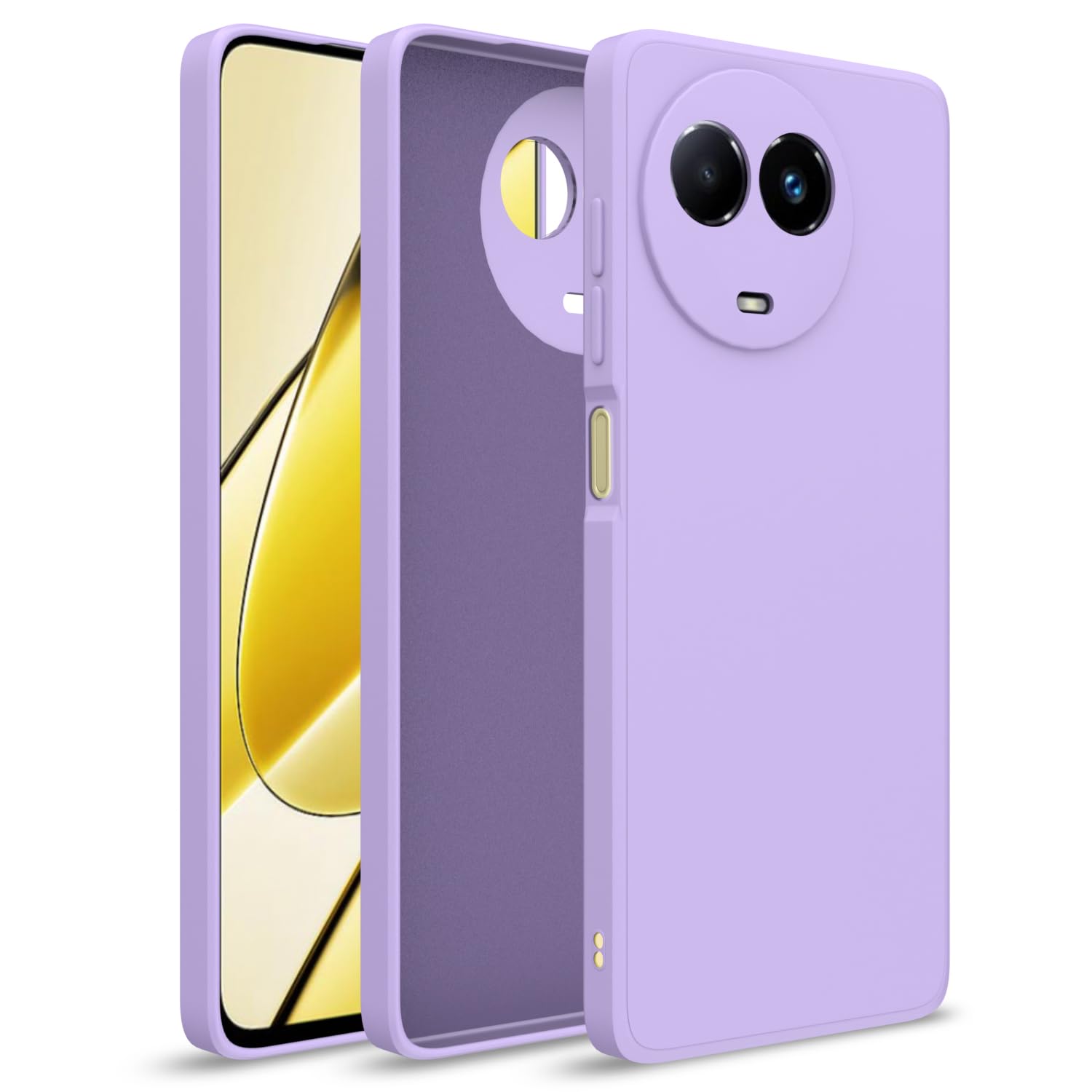 Pikkme Realme 11 / 11x / Narzo 60x 5G Back Cover Camera Protection Shockproof Soft Matte Silicone Back Case for Realme 11 / 11x / Narzo 60x 5G (Purple) (B0CVVXLLCD) Amazon Price History, Amazon Price Tracker