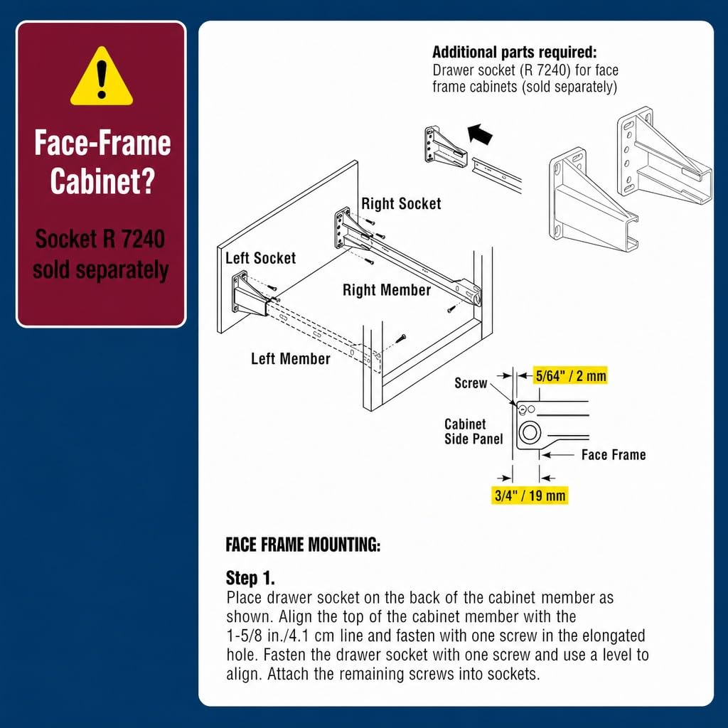 Prime-Line Steel Drawer Slides - Smooth Operation -3