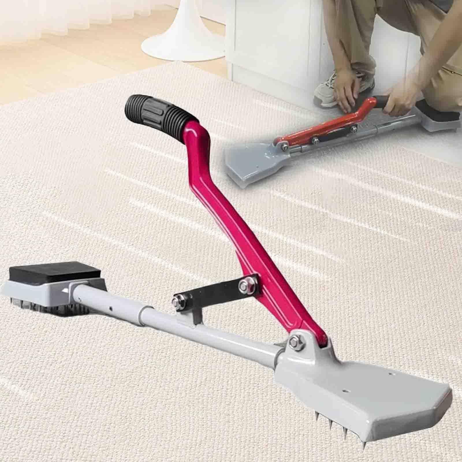 RQLSSSLMXJ Knee-Protective Carpet Stretcher Tool, Heavy-Duty Fitting for DIY Carpet Laying and Flooring Projects