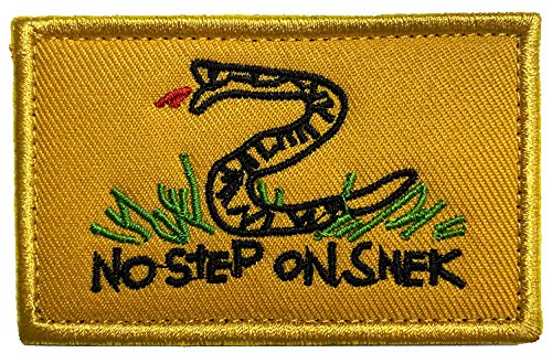 Antrix 6 Pcs Tactical No Step On Snek DTOM Patches Military Emblem Badge Snek Patches for Caps,Bags,Backpacks,Clothes,Vest,Military Uniforms,Tactical Gears Etc. - Thumbnail 2