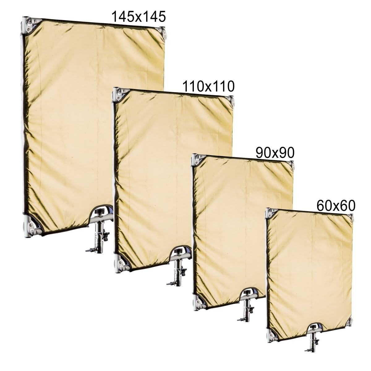 Walimex Pro Panneau diffuseur 5 en 1 Pliable 90 + Grip