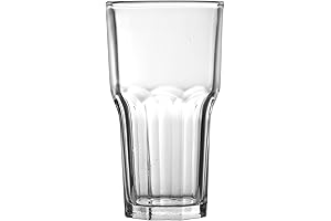 Fortessa Basics 12-Pack Icy Beverage Glasses: Perfect for Iced Tea, Iced Coffee, Juice, and Cocktails