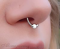 Vista 30 de Fake Opal Septum Rings