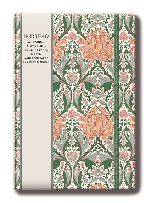 GBCC A5 Hardback Notebook โ Floral Design โ 192 Lined Pages โ Lay Flat Binding โ 21.5 x 15.5 x 1.7 cm