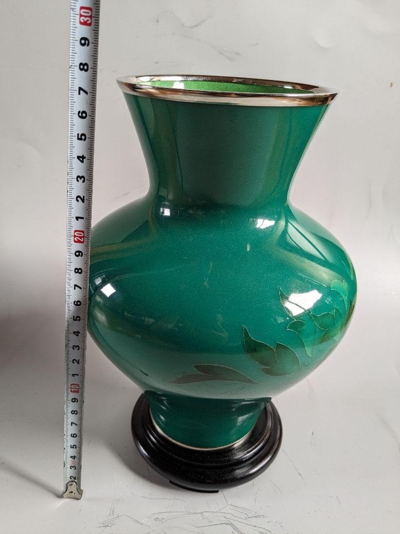 黒木国昭 Glass Art KUROKI 一輪挿し 花瓶 ガラス工芸 緑