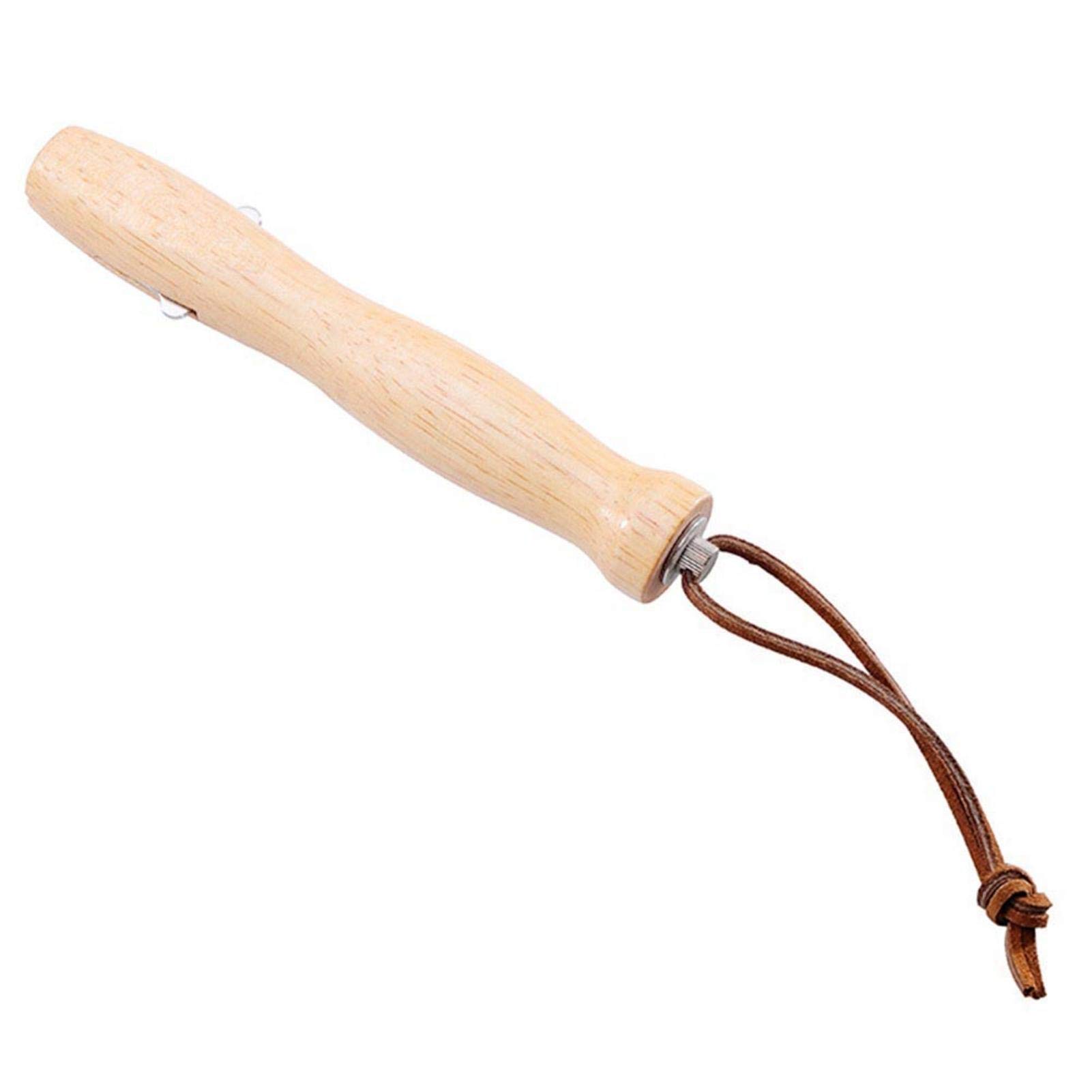 Lot de 4 brochettes à barbecue en acier inoxydable avec manche en bois - Pour barbecue, feu de camp et camping