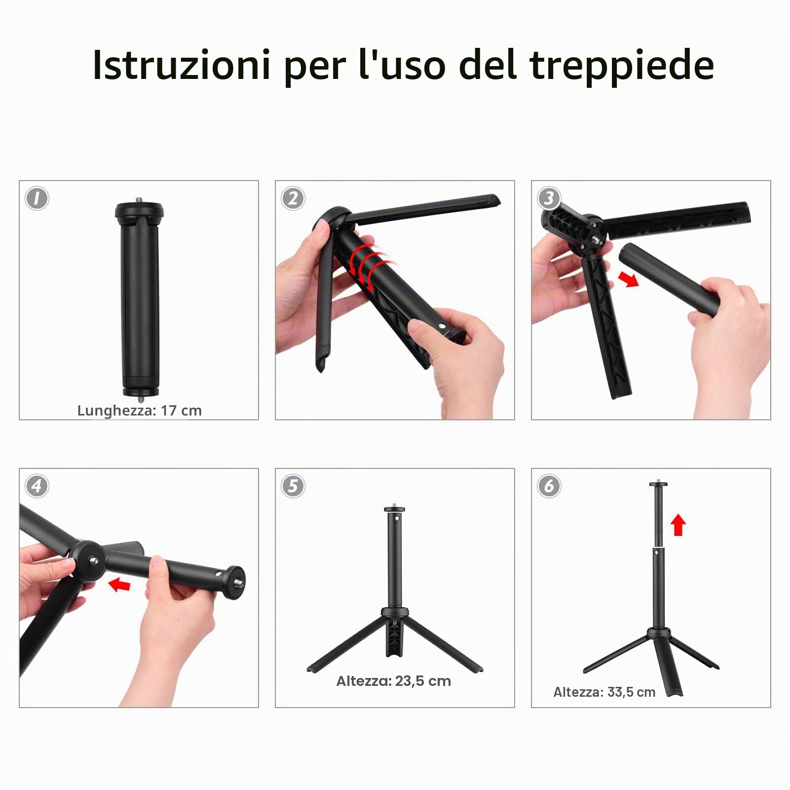 Andoer W140 RGB Video Light, Luce LED Portatile Full Color 2500K-9000K dimmerabile, Luce Fotografica Ricaricabile con treppiede da tavolo Supporto per telefono per computer Clip per scarpe fredde