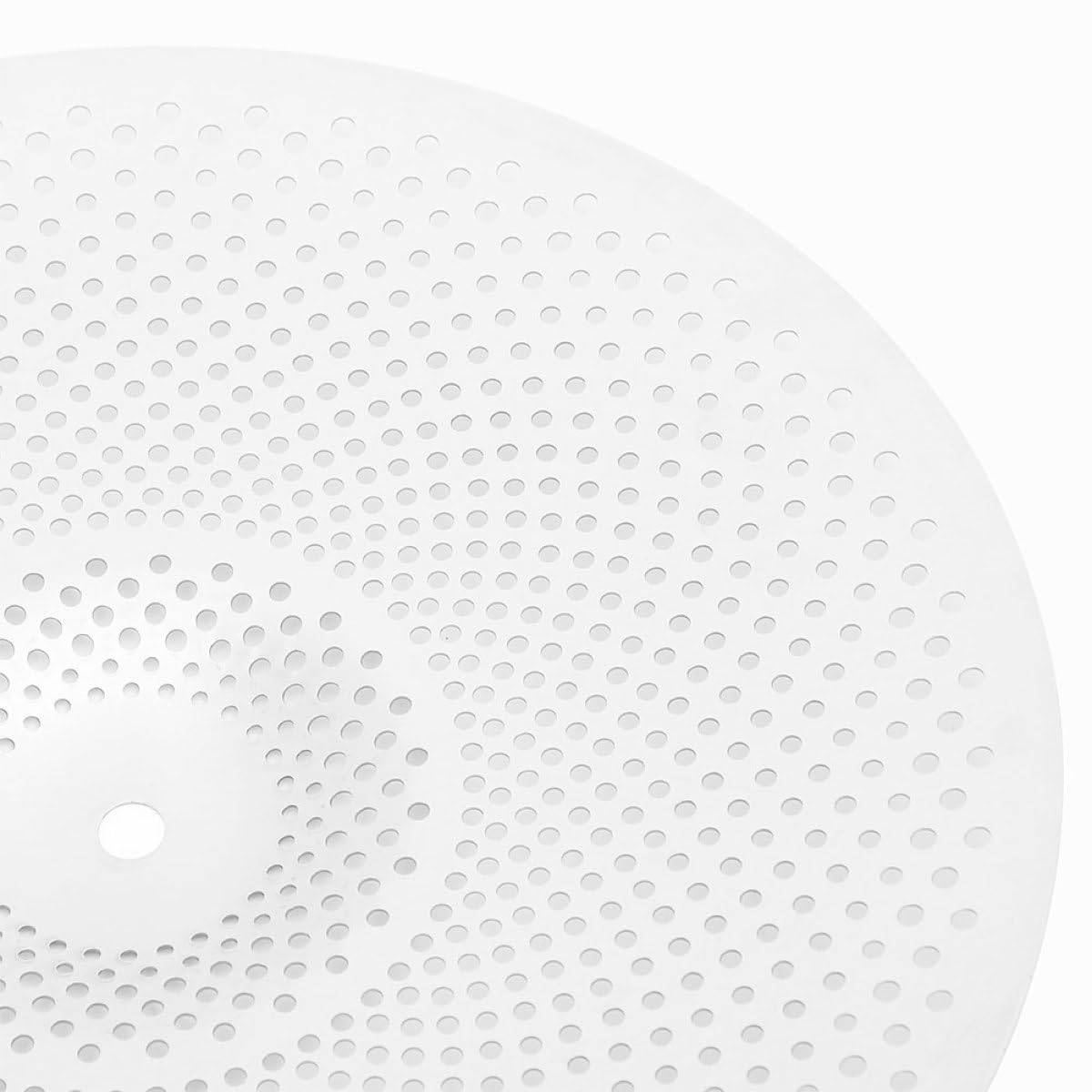 Toyvian Piatti per Batteria in Lega Argento Set 2 Silenziosi da 14/16 Pollici Riduzione Vibrazione e Facile Installazione per Batteria Jazz