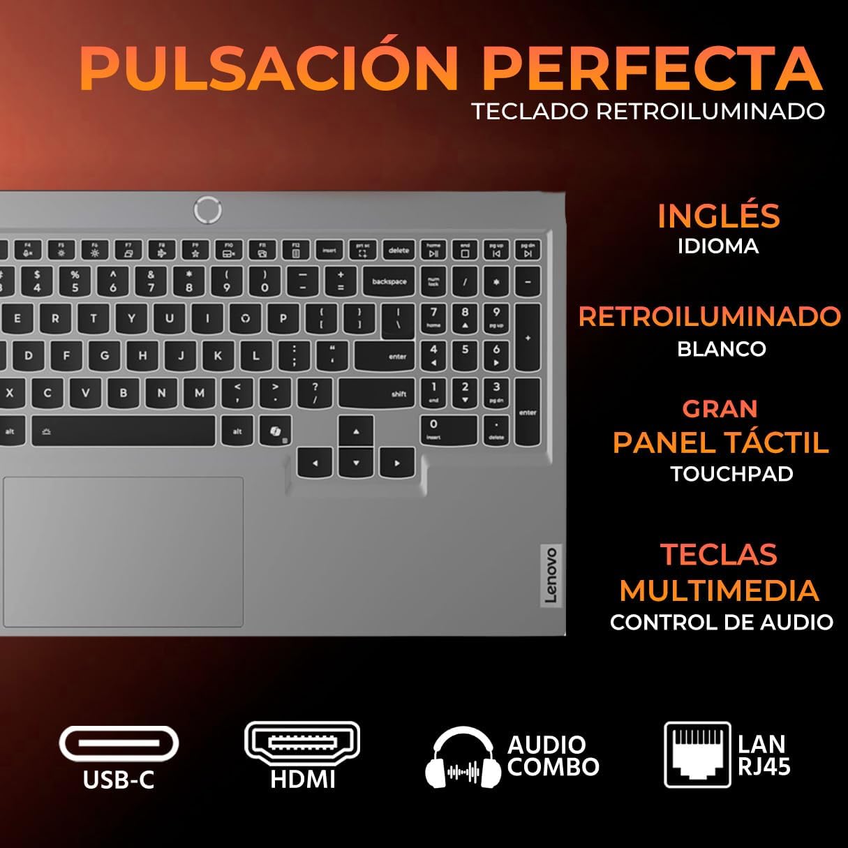 Lenovo LOQ 15.6" IPS LCD FHD 144Hz AI-Powered Gaming Notebook AMD Ryzen 7 250 16GB RAM 512GB NVIDIA GeForce RTX 5060 Luna Grey