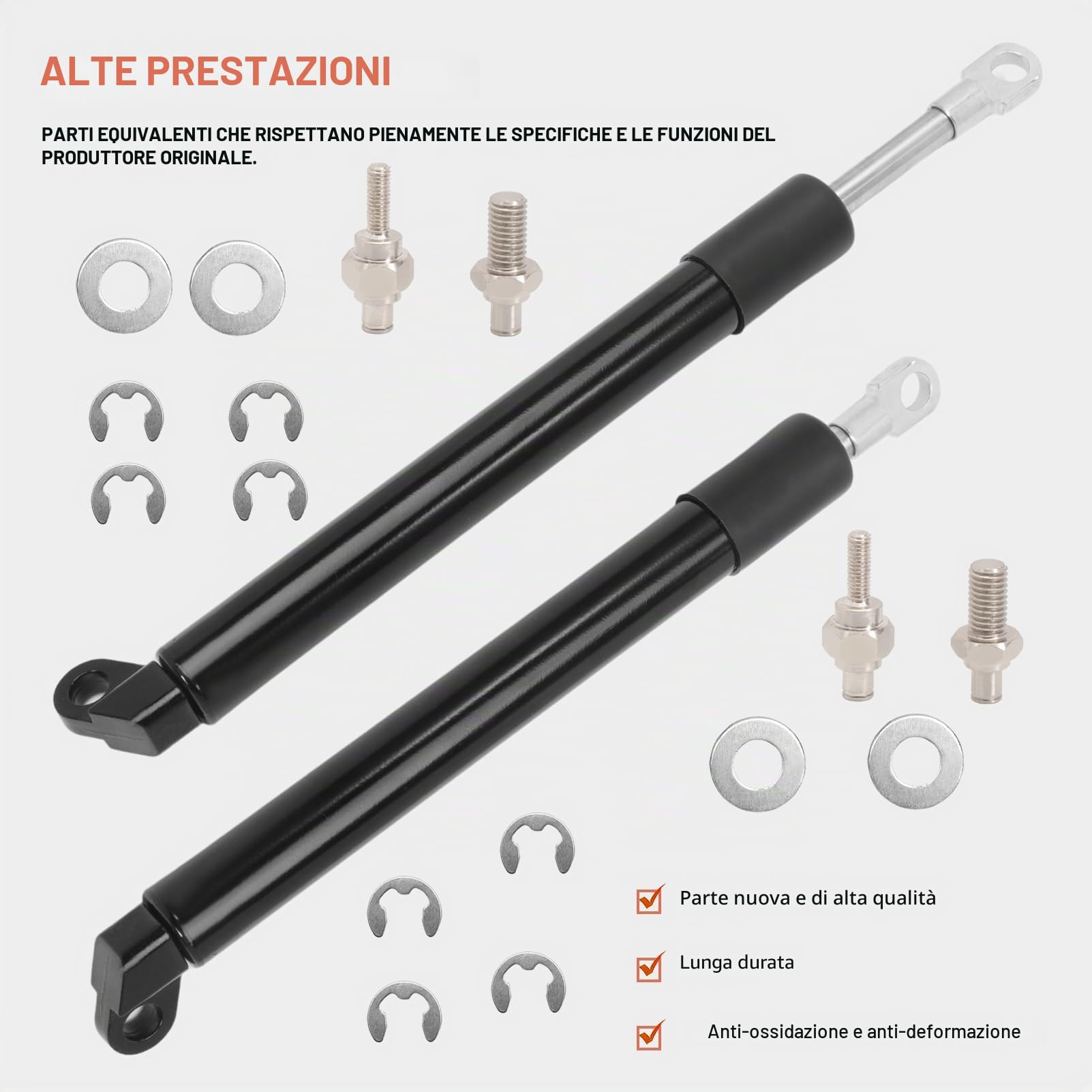 Pistone Molla Gas Ammortizzatore Portellone Posteriore per Ranger T9 XL XLT XLT XLT 2023 2024