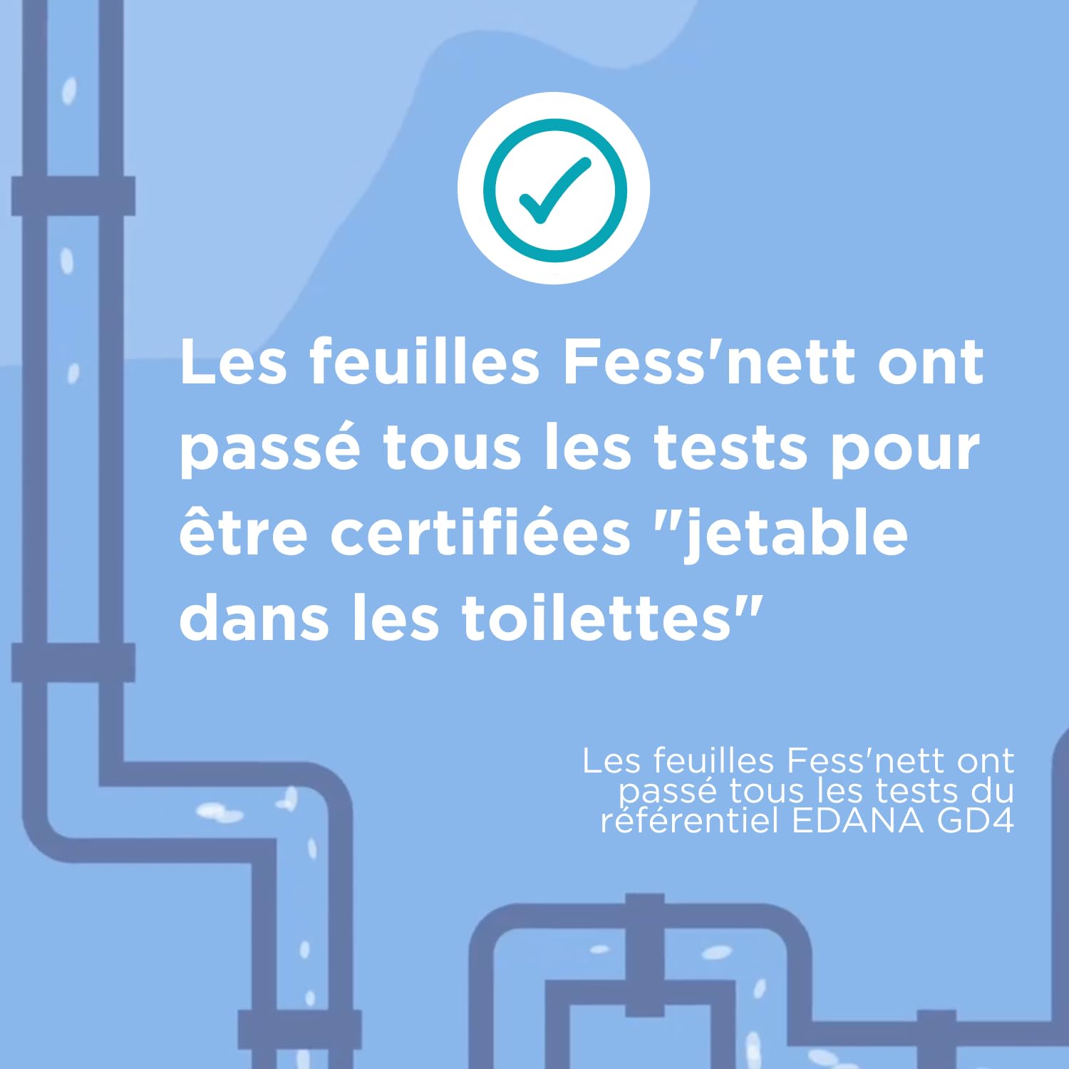 Fess Nett - Papier Toilette Humide Pocket Fleur de Coton x20 - Formule testée dermatologiquement 0% parabène 0% phenoxyethanol - Pour peaux normales à sensibles