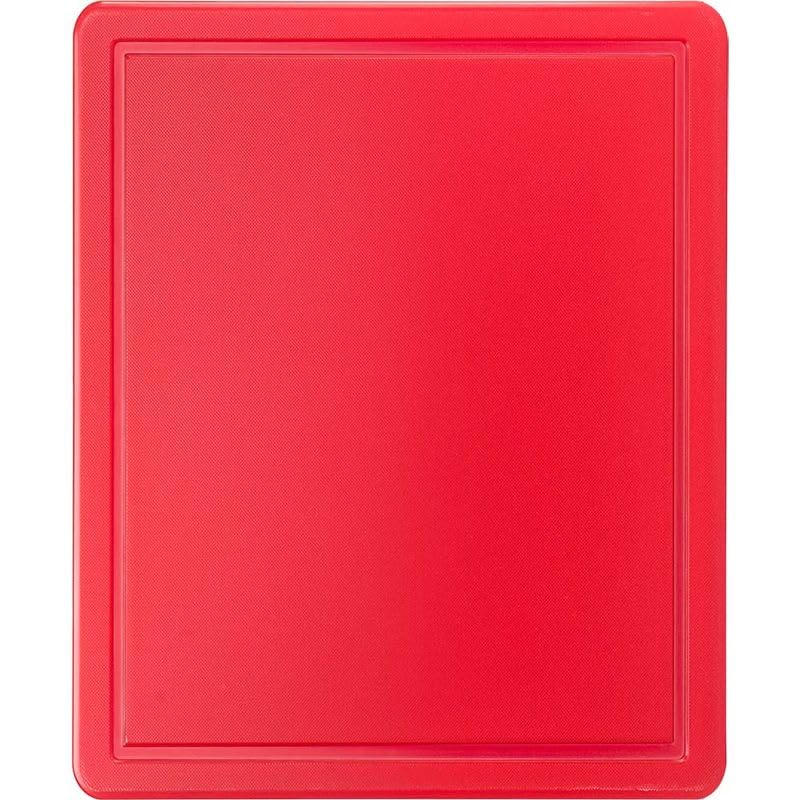 6x Schneidebrett Set HACCP, GN 1/2, doppelseitig verwendbar, glatt/Saftrille rot blau gelb grün braun weiß