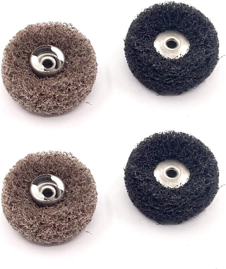Pack of 2#2615E511AA #511E Abrasive Buffs 180 Grit & 280 Grit Finishing Abrasive Buffs Replacement Part New For Dremel