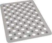 LYOR - Tapete de PVC Retangular com Antiderrapante para Banheiro 49cm x 32cm