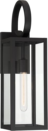 Miniatura 2 de John Timberland Mira - Farol rústico moderno de 21 pulgadas de alto, para pared, para porche, casa, exterior, bombilla Edison resistente a la