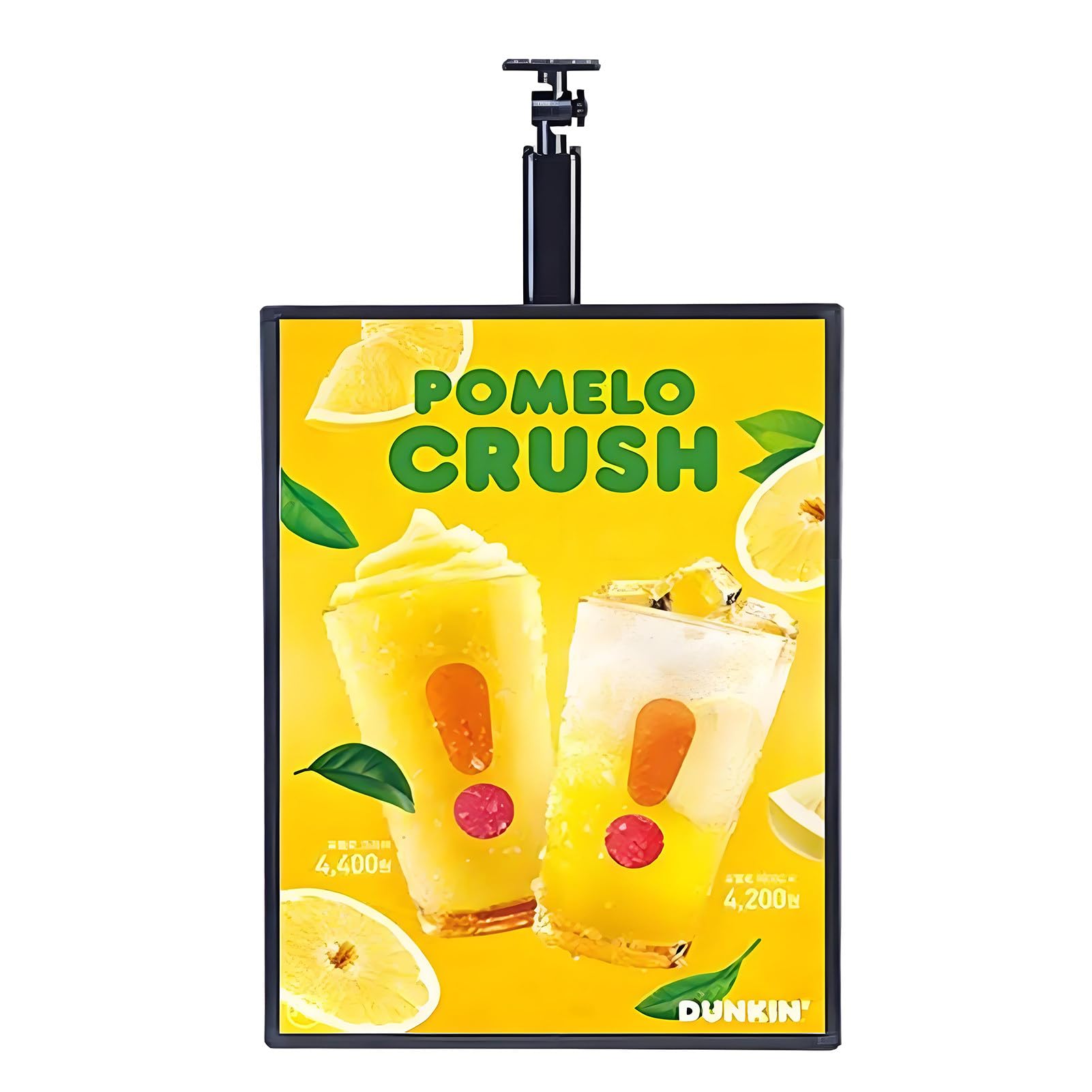 Cartel de caja de luz LED ultrafina para montar en la pared, marco de exhibición publicitario iluminado para restaurante, tablero de menú vertical, 50 x 80 cm