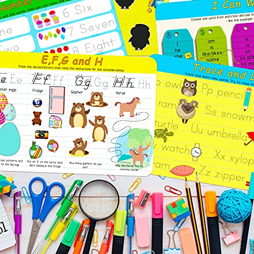 Handwriting Practice Book For Kids, Toddler Preschool Learning Activity For 3 4 5 Year Old Boys Girls, Kindergarten Educational Toys, Autism Montessori Toys, Tracking Letters Learn Number Workbook #TOP6