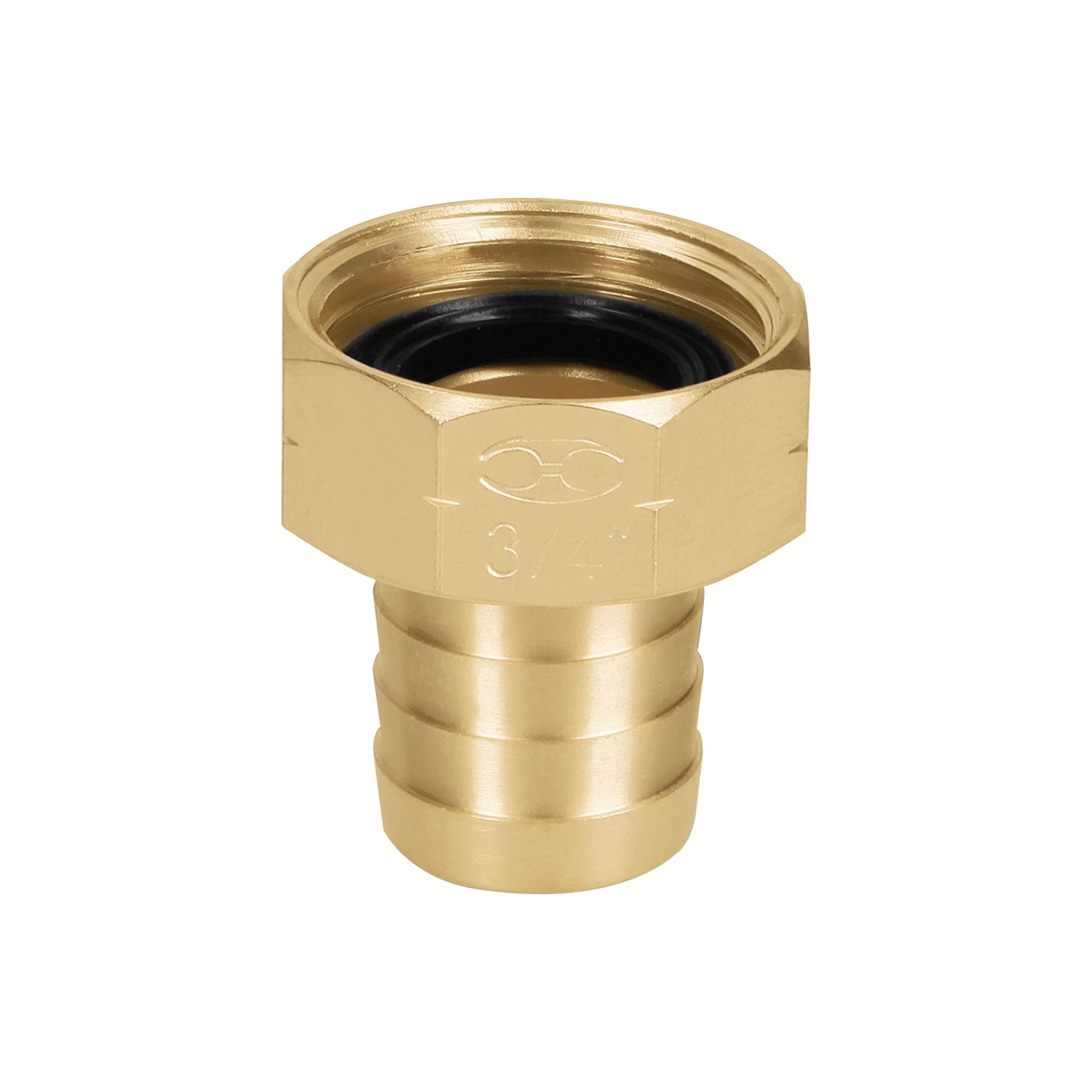 3/4" Brass Female Garden Hose Connectors/Conectores de manguera de jardín hembra de latón de 3/4"
