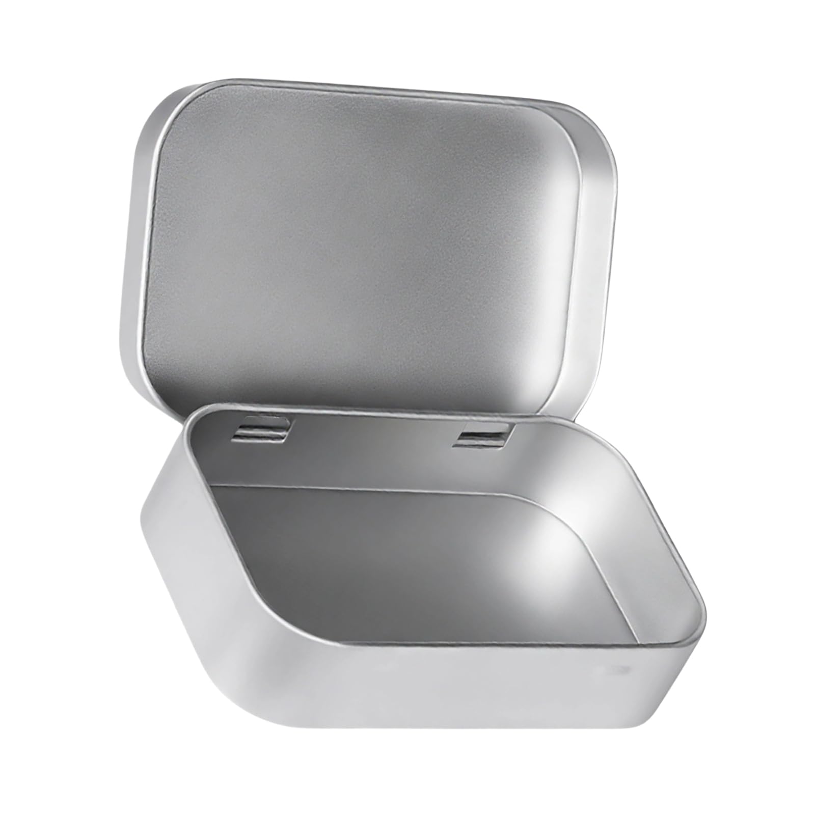 ZWWAAZHF Space Efficient Iron Storage Containers Flipped Top Designs Sturdy Tin Boxes for Home Daily Use Flipped Top Tin Storage Box