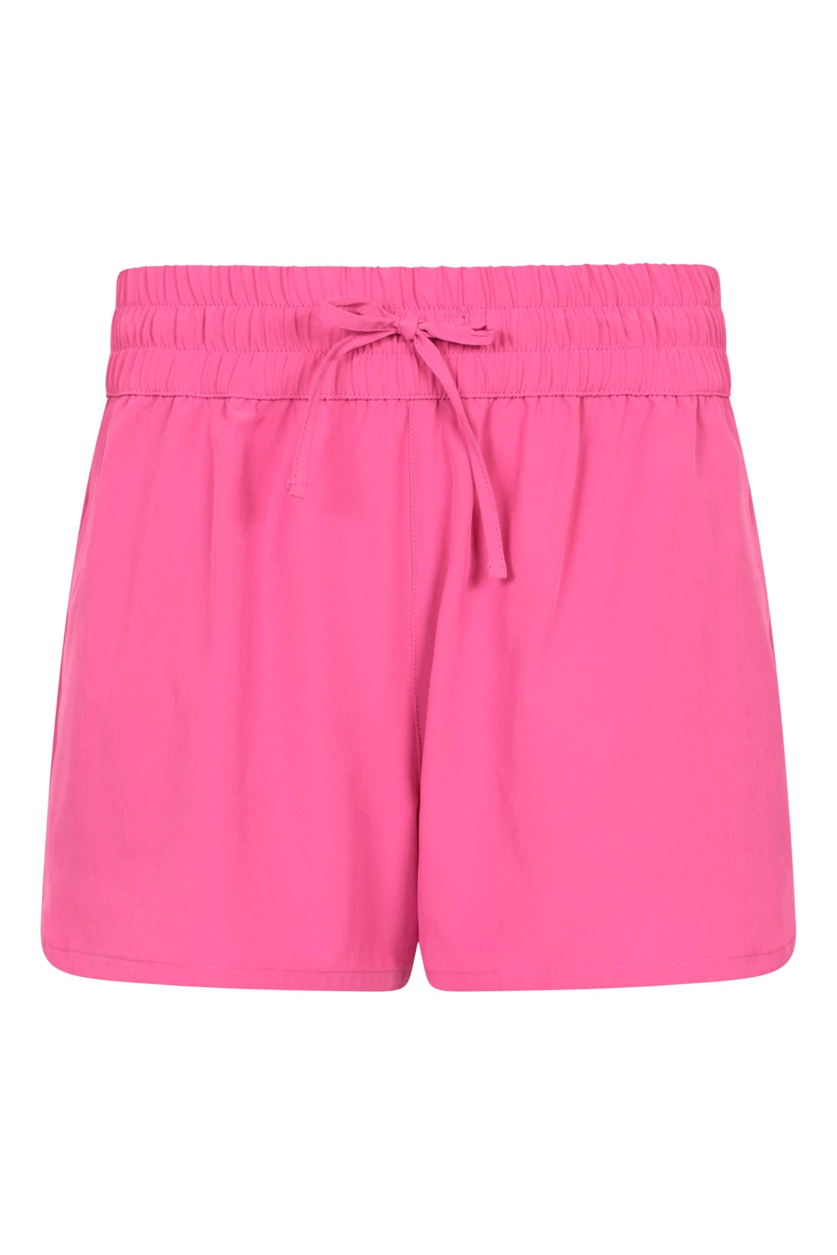 Mountain Warehouse Women's Pink 'Tide' Stretchy Comfortable Quick Dry Casual Elastic Waist Shorts In | Size: 14