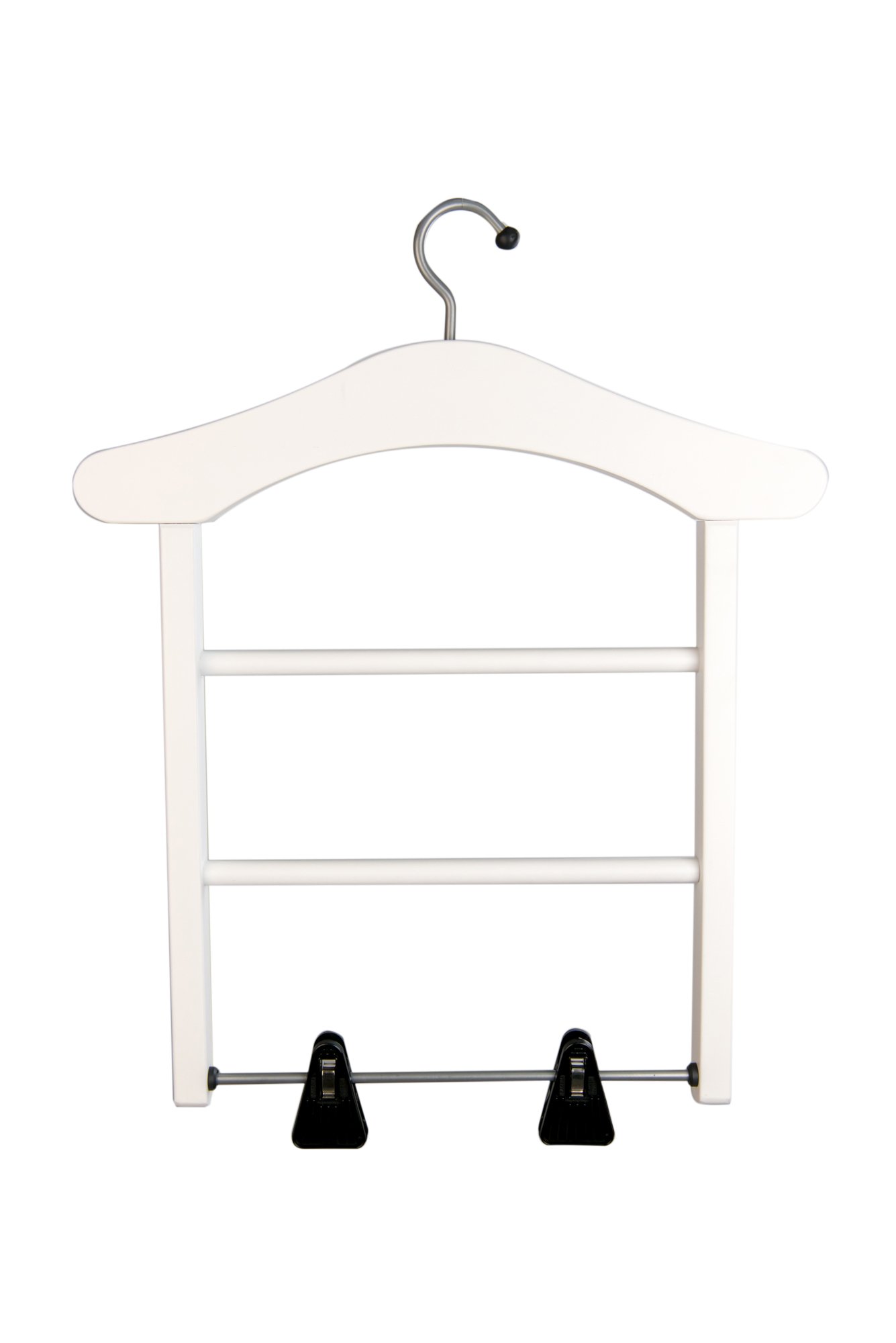 Valet de chambre bois blanc dans votre dressing pour organiser vos tenues de bureau