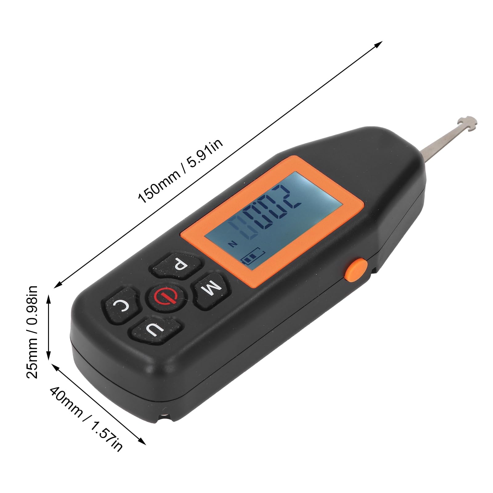 Digitales Kraftmessgerät, Push-Pull-Tester, 5 N Kapazität mit LCD-Display, Mehrere Einheiten, N LB Kg Oz für Messungen zu Hause Im Labor vor Ort