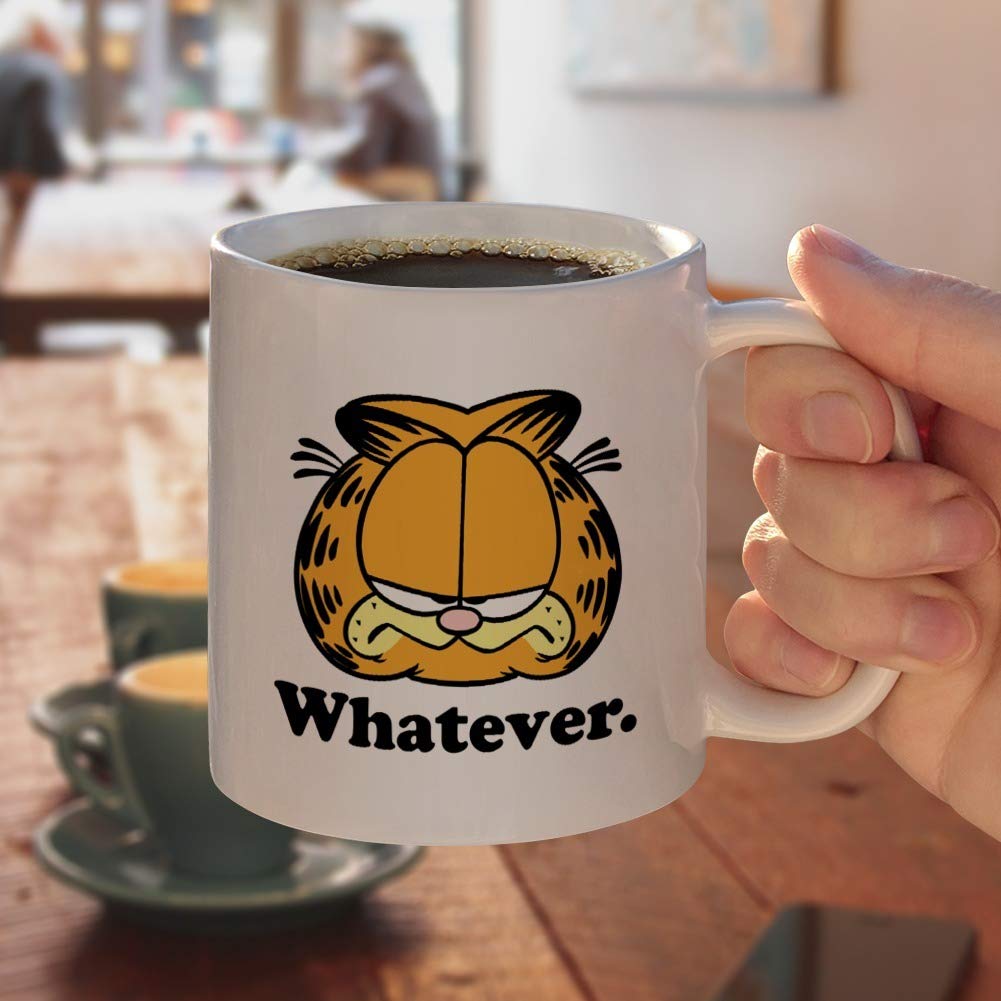Amazon.co.jp: Garfield Whatever Face ホワイトマグ : ホーム＆キッチン